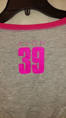 Reebok Damen Brustkrebs Band Langarm T-Shirt "Earn Your Avon 39" NEU - Bild 6 von 8