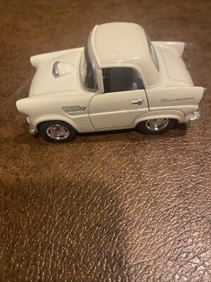 Kinsmart 1955 Ford Thunderbird￼ - ivory/no box/new/pull back