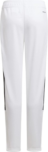 adidas Girls' Tiro Activewear Tapered Track Pants, White, Small - Picture 2 of 2