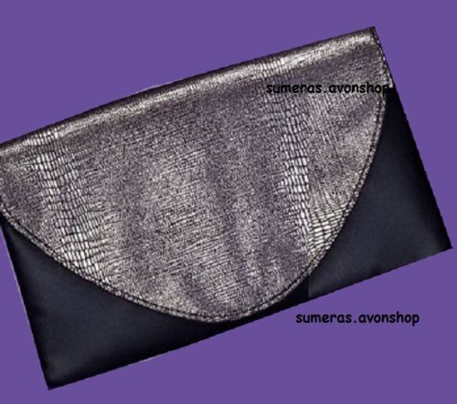 NEUE SCHWARZE CLUTCH VON AVON ~ SCHICKE ABEND-/PARTYTASCHE ~ tolles Geschenk ~ SALE-Preis - Bild 1 von 1