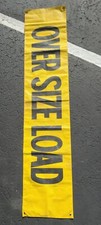 OVERSIZE LOAD Vinyl Banner Wide Long Truck Safety Sign 18x84 Inch - yb