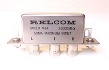 RELCOM Mixer M1A 3-1000 MHz 50MA For Spectrum Analyzers TESTED.