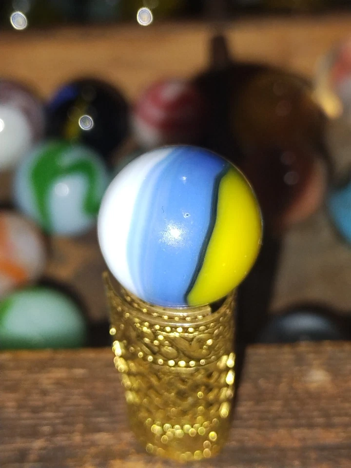 Lot Of 20 Vitro Elite Marbles Vintage Akro Agate Marble King Master Peltier  - Image 3 of 4