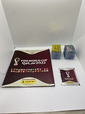 Set Completo Qatar 2022 Word cup Panini Album Vuoto Tutte Le Figurine + bustina