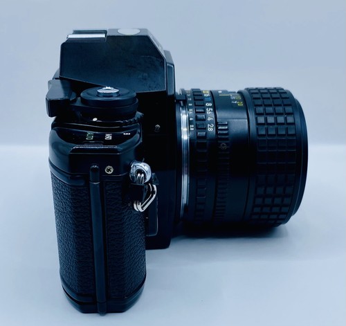 Nikon EM 35mm SLR Film Camera Nikon 50mm & 100 mm Lens Filter, Bag, Cleaning Kit - Picture 5 of 12