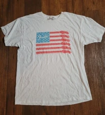 Men's Fender Guitar Flag Logo T-Shirt Size Xl