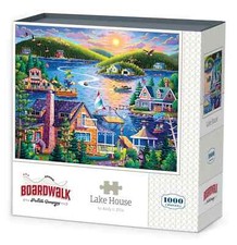Lake House 1000 Piece Jigsaw Puzzle Boardwalk New