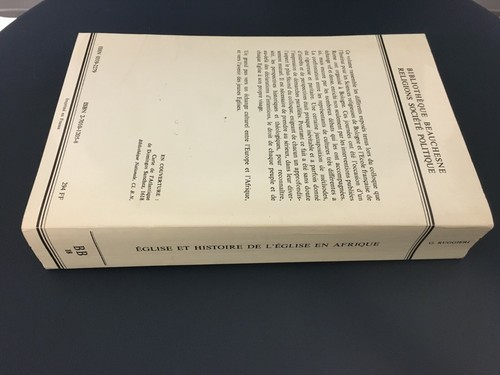 LIBRO EGLISE ET HISTOIRE DE L'EGLISE EN AFRIQUE GIUSEPPE RUGGIERI BEAUCHESNE - Picture 2 of 3