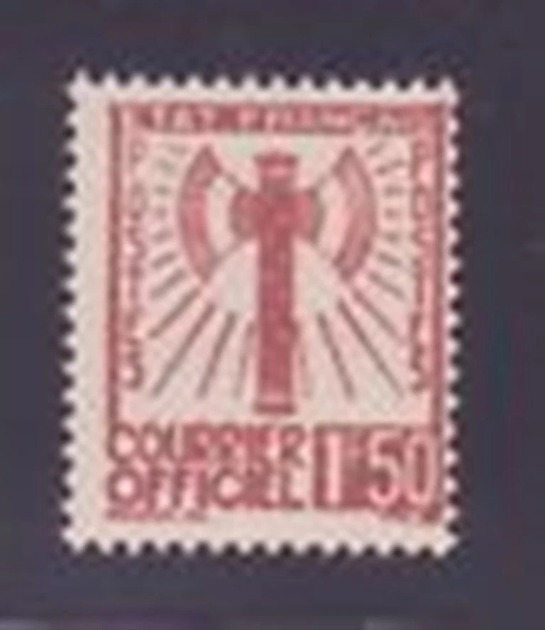 FRANCE STAMP TIMBRE DE SERVICE 8 " FRANCISQUE 1F50 BRUN-ROUGE" NEUF xx TTB S147 - Photo 1/1