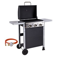 Gasgrill Arkansas 3X Gasgrillwagen Grillstation 3 Flammen Gas Grillwagen Griller