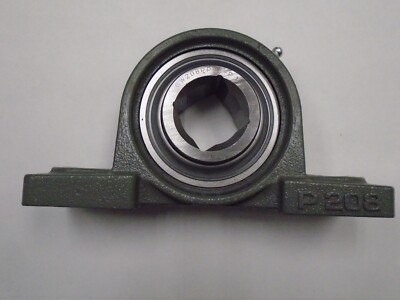NMD BRAND 1-1/8'' SQUARE BORE PILLOW BLOCK BEARING GW208PPB5-P GW208 PP B5-P
