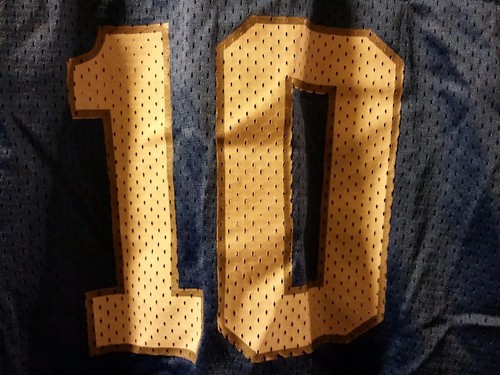 VTG Charlie Batch Detroit Lions Puma Jersey #10 Kids M (5-6) EMU Eagles Steelers - Picture 2 of 8