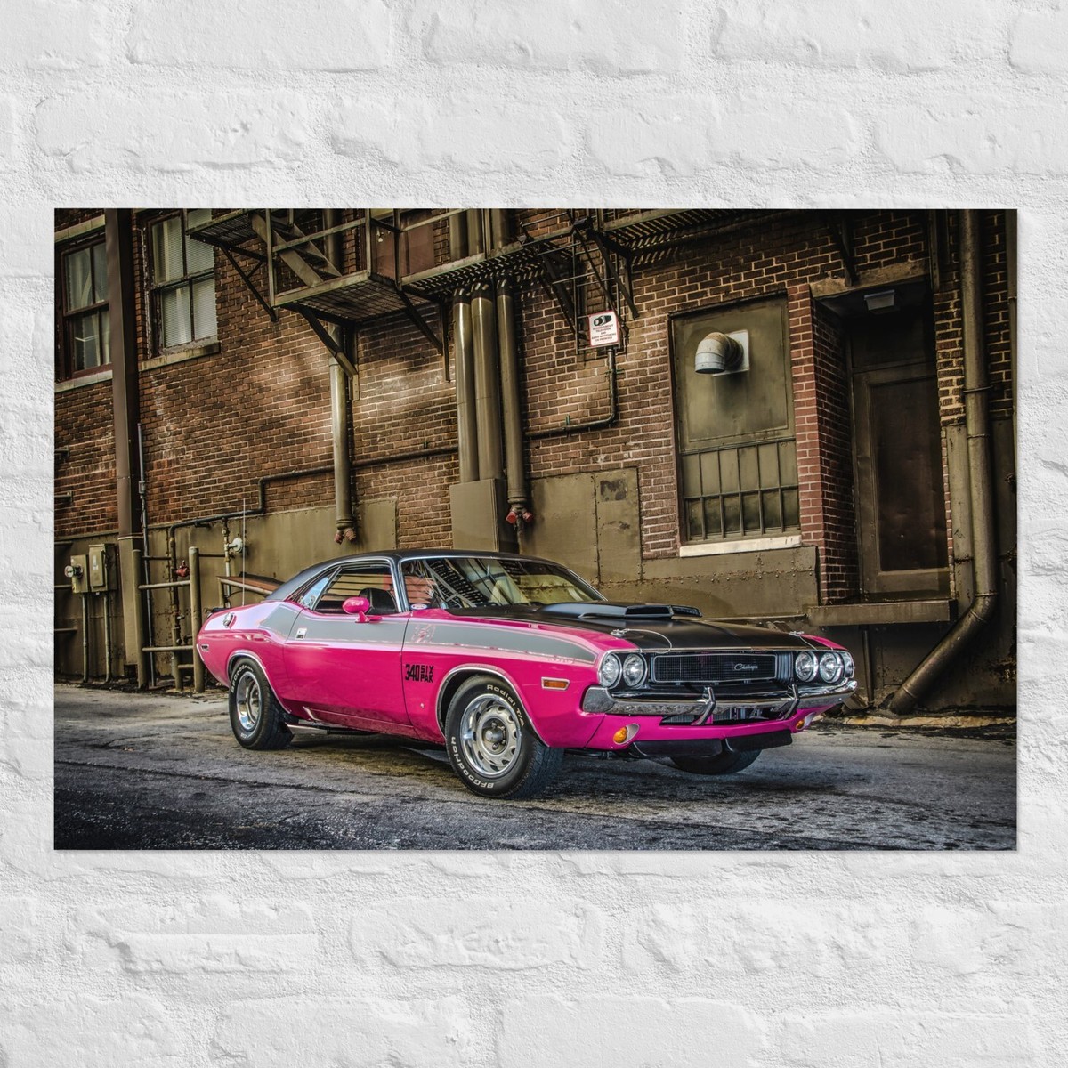 1970 Dodge Challenger T/A 340 Six Pack Panther Pink Muscle Car