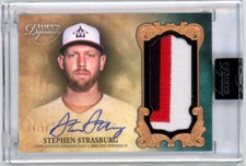 2021 Topps Dynasty Baseball Patch Autograph #DAP-SST4 Stephen Strasburg #09/10