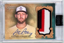 2021 Topps Dynasty Baseball Patch Autograph #DAP-SST4 Stephen Strasburg #09/10