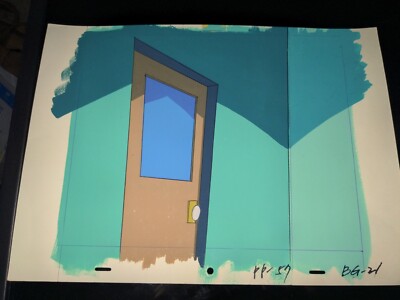 Animation cel BACKGROUNDS production art cels anime vintage cartoons Disney BG23