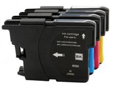 Set of 4 Replacement Ink Cartridges For Brother MFC J5320DW Printer