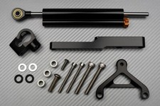 Kit Ammortizzatore Sterzo Nero +di Fissaggio per DUCATI MONSTER 796 M796 2010-14
