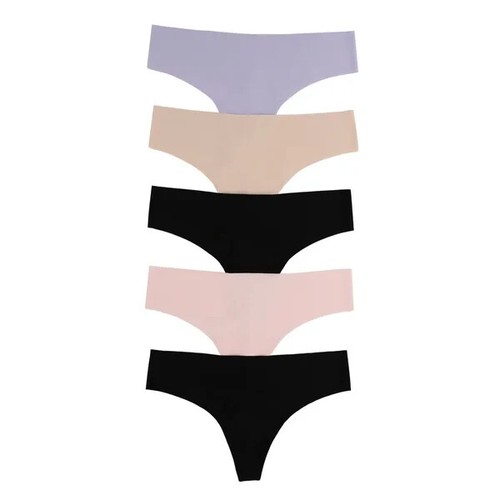 Felina Women's Thong, 5-pack, Tan, Multicolor Size Small NEW! - Picture 3 of 10