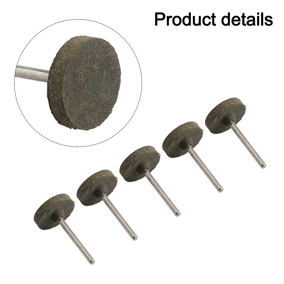 Efficient Rubber Polishing Wheel Set for Electric Rotary Tools 3mm Shank - Image 4 of 4