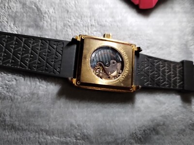 T&M  EMPORIO ARMANI Emporio Armani Gianni T Bar Mother of Pearl Dial Two Tone
