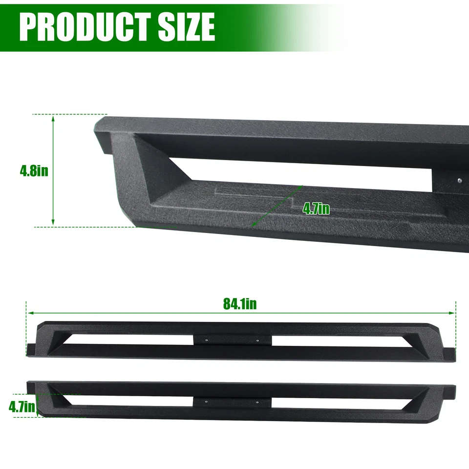 Barras laterales estribo para Silverado Sierra 2500/3500HD 20-24 doble cabina Foto 3 de 4