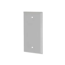 Hubbell-Bell 5173-0 Weatherproof Blank Single Gang Device Mount Cover, Gray