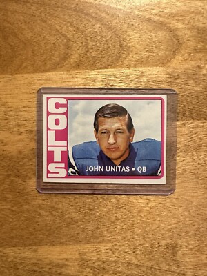 1972 Topps - #165 Johnny Unitas