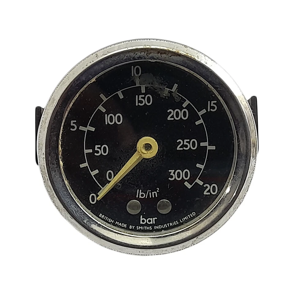 Smiths Oil Pressure Gauge 0-300 lb/in2 NOS  - Image 2 of 4