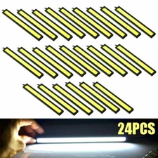 White LED Strip DRL Daytime Running Lights Fog COB Car Lamp Waterproof