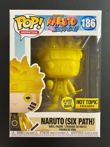 Funko POP! Anime: Naruto #186 - Naruto (Six Path) GITD Hot Topic Exclusive