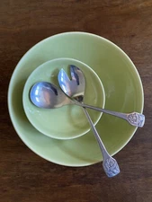 Vintage Edelstahl Spoon Fork Stainless Steel 18/8 Serving And Fork BSF Vegetable