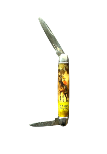 Richards Sheffield England RCMP Canada Mountie On Horse Pocket Knife Vintage - Picture 3 of 7