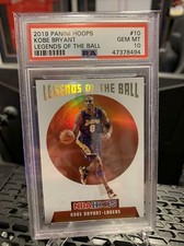 2019 Panini Hoops 10 Kobe Bryant Legends Of The Ball PSA 10
