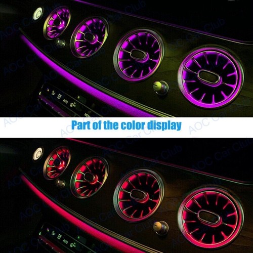 For Mercedes BenzE W213 APP Bluetooth Control front Air Vent LED Ambient Light - 第 7/11 張圖片