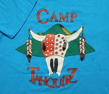 Vintage 1980s Camp Tahquitz Angelus Oaks 50/50 Made in USA Small Shirt