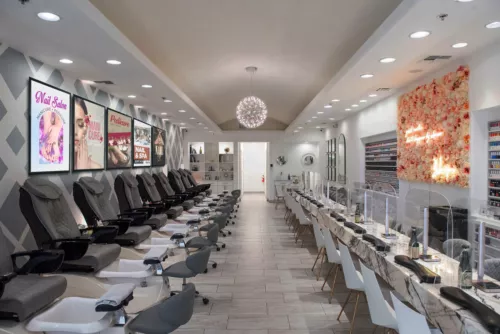24"x36" LED Backlit Nail Salon Frame Light Box Display (Custom Poster Included)