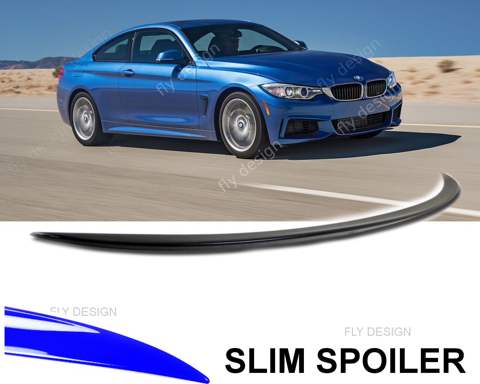 Suitable for BMW F32, Spoiler Body Kit Lip Trunk Aileron