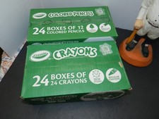 Crayola Crayons Bulk 24 Packs of 24 Crayola Colored Pencils 24 Packs of 12