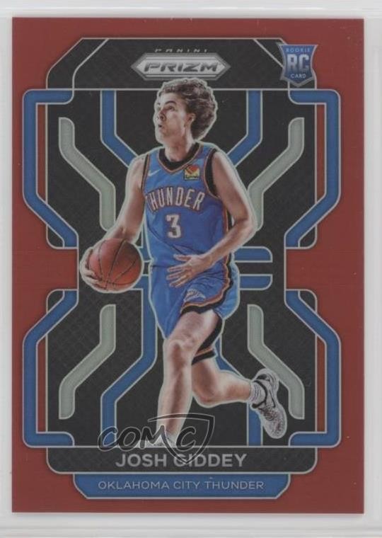 2021-22 Panini Prizm Red Prizm 32/299 Josh Giddey #301 1u0