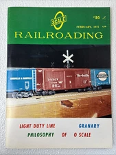 O Scale Railroading Magazine February 1975 Model Trains Model Railroad