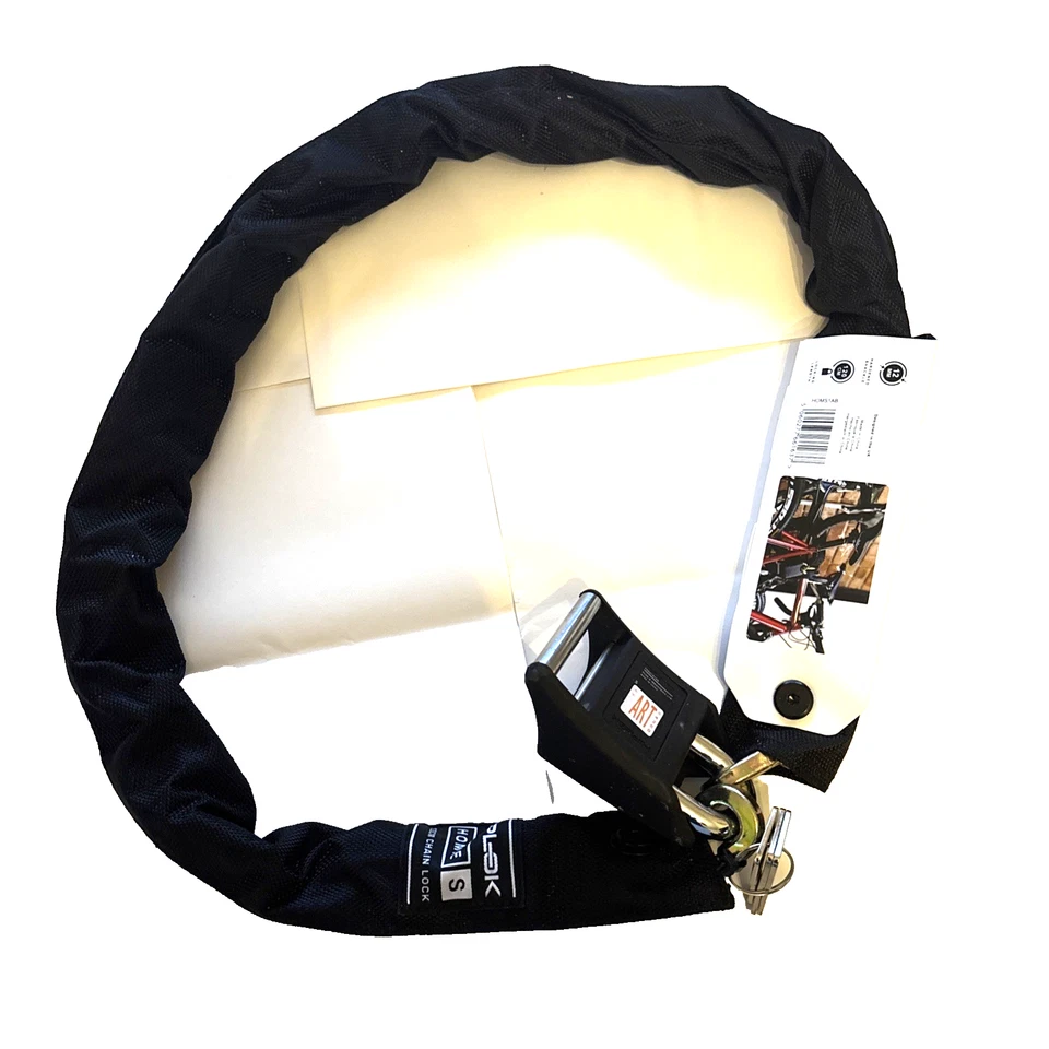 Hiplok Home Chain Lock 8mm x 120cm Sold Secure Silver - Image 4 of 4