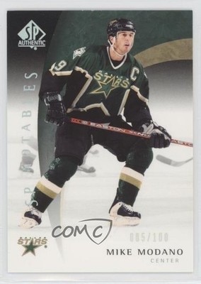 2005-06 SP Authentic SP Notables Limited 5/100 Mike Modano #104 HOF 01qm