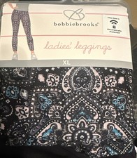 Bobbie Brooks XL Leggings Paisley pattern