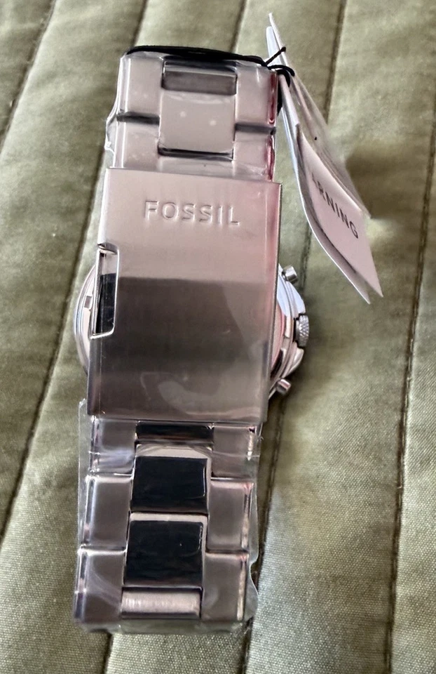 Reloj Cronógrafo Hombre Fossil Grant con Esfera Negra Modelo: Fs4736 NUEVO Foto 4 de 4