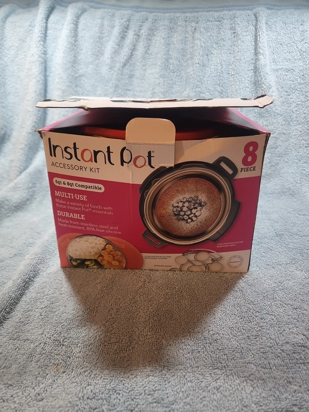 New Open Box Instant Pot 8 Piece Accessory Kit 6 & 8 Quart Compatible (Kit Only)