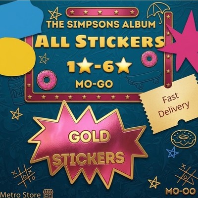 MONOPOLY STICKERS GO 1  - 6  GOLDEN BLITZ/ Partners Event FAST SENDING MOGO