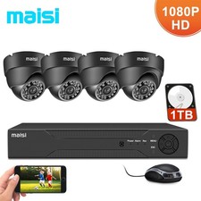 8CH 1080MP DVR 2MP CCTV Security Camera System Home Indoor Motion with 1TB HDD