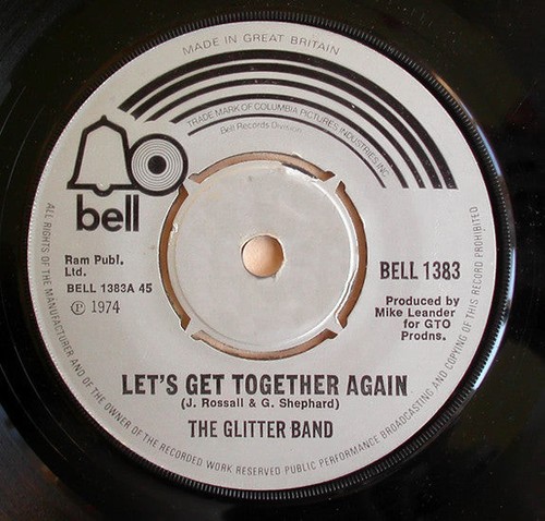 Glitter Band - Let's Get Together Again - Used Vinyl Record 7 - 20 - E5783z