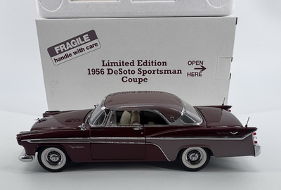 ダンバリーミント製　1956 デソート　スポーツマンクーペ　1:24 Danbury Mint 1:24 Scale Diecast 1956 DeSoto Sportsman Coupe with